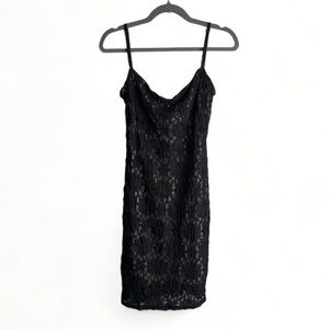 Laundry lace overlay mini cocktail dress